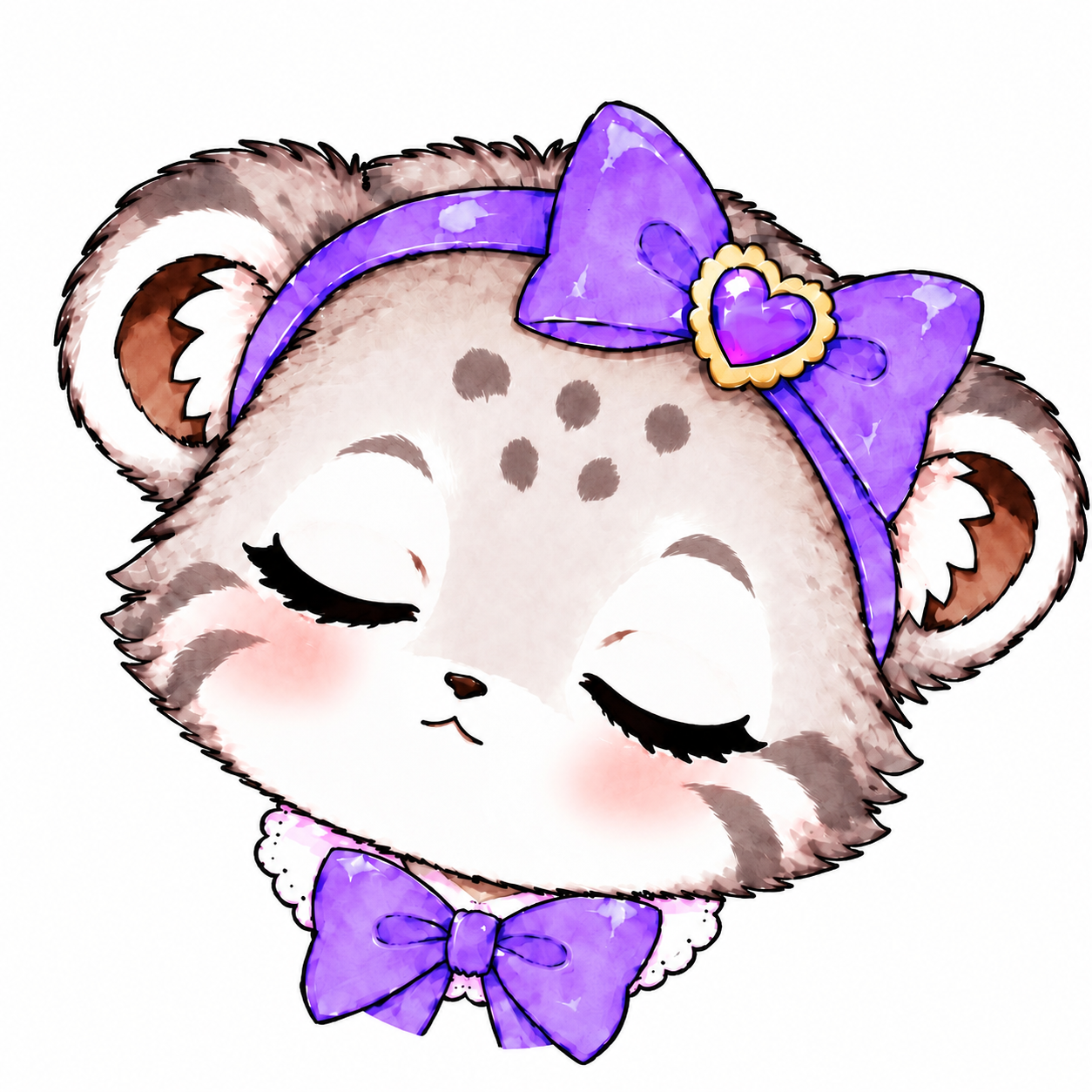 すやすや眠るこまぬの吹き出し用画像