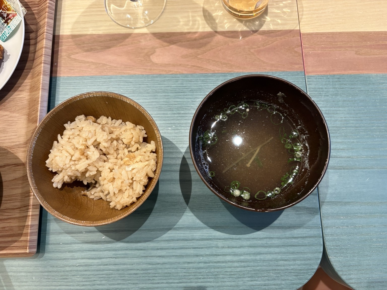 ふぐの炊き込みご飯とふぐ鍋のスープ