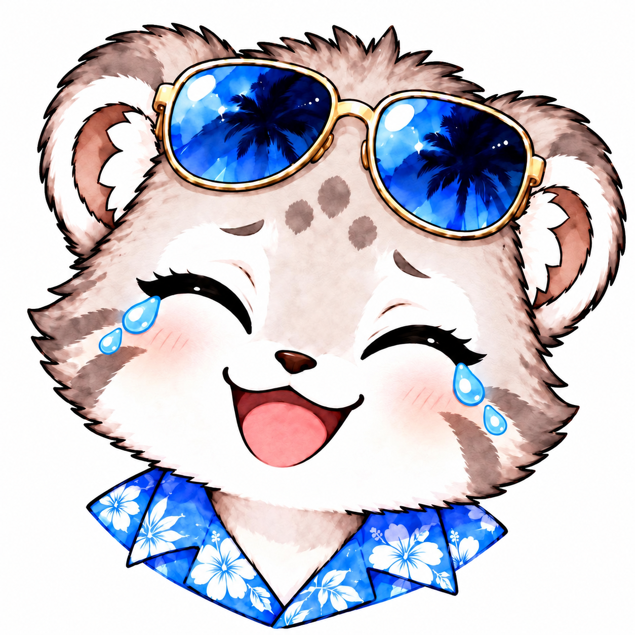 笑い泣きのパパ
